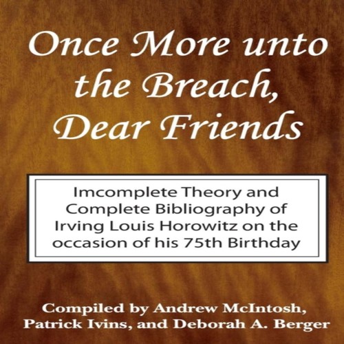 Once more unto the breach - unto, dear