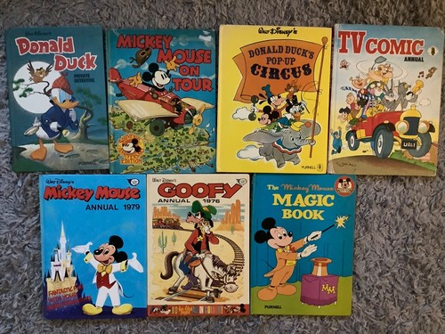 Vintage disney annual bundle - disney,