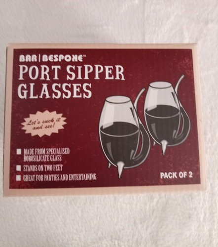 Port sippers hand blown - port,