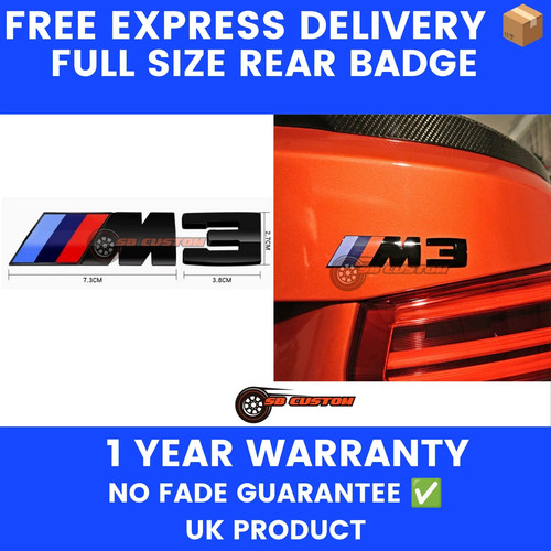 Gloss black bmw - black, badge