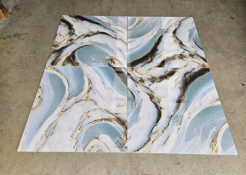 Turquoise gold black swirly - gold, &