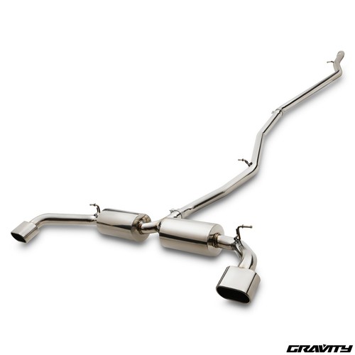 Stainless steel cat back - 2.5",