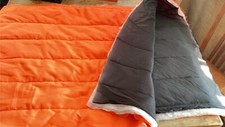 polartec safety orange Quilt Backing Fabric by the yard