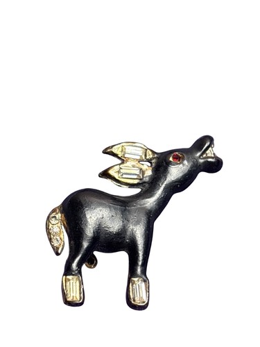 Vintage donkey brooch - vintage,