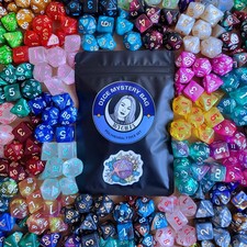 Polyhedral 7 Dice Mystery bag