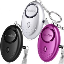 Compact Police Approved Personal Alarm - 3 Pack for Women and Elderly Safety