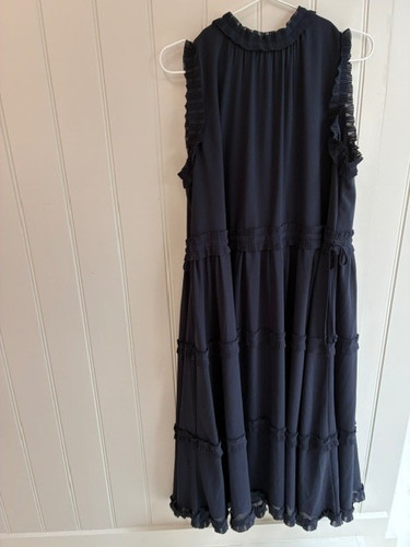 Ted baker dark navy georgette - dark,