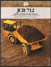 JCB 712 Articulated Dump Truc Brochure Leaflet