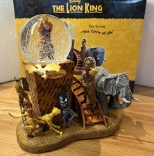 Disney Musical Snow Globe the Lion King Circle of Life - New in box 