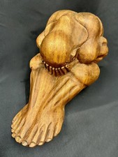 Large Solid Wood Hand Carved