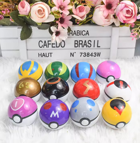 12pcs ball pokeball set kids - pokeball,
