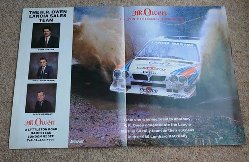 Lancia delta rally - rally, poster