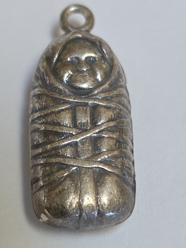 Sterling silver papoose baby - sterling, ~