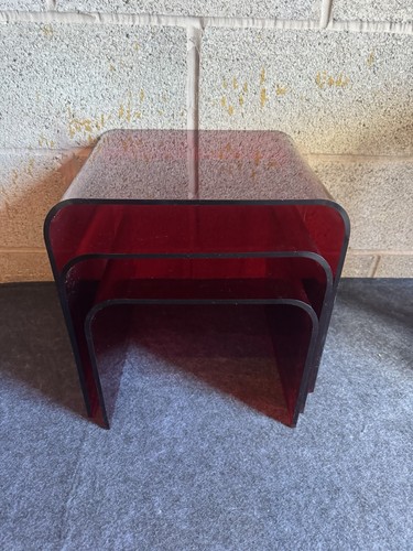 1970s style acrylic red - 1970s-style,