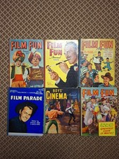 Vintage Film Fun annuals, Film Parade and Boys Cinema Books 1950's