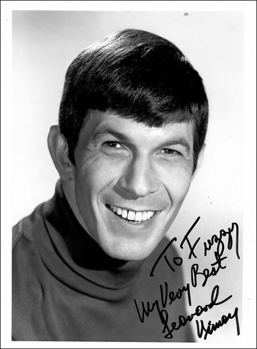 Leonard nimoy 8x10 signed w - nimoy,