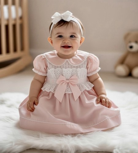 Smock bow dress - smock,