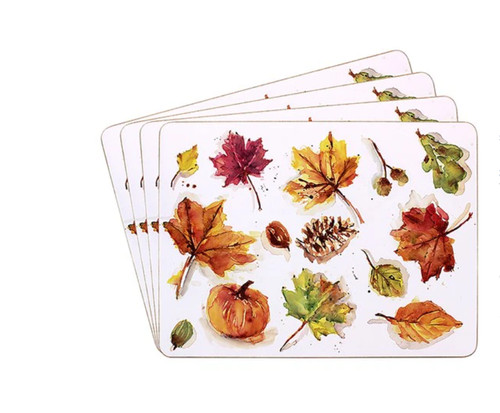 Autumn table mat - table, of