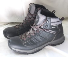 Berghaus Black Waterproof Leather Walking Boots Size 8.5 / 42.5 - Hardly Worn