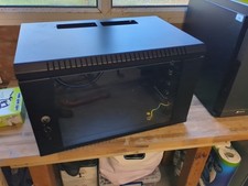Lockable Rack Mount Server Cabinet Network Cabinet - Glass Fronted- Used