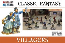 Wargames Atlantic, Classic Fantasy, Villagers, 1:56 Scale