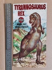 BOX ART ONLY Vintage AirFix Tyrannosaurus Rex Dinosaur Model kit