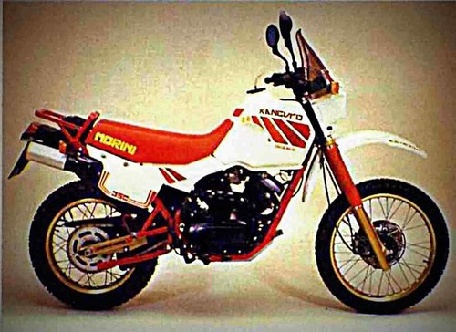 Photo moto morini 350 - a4,