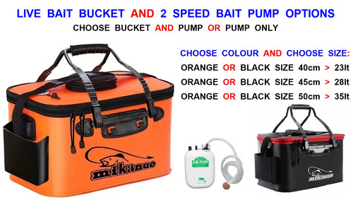 Mikanuo live bait bucket - mikanuo, &