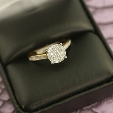 10K Gold 0.50 Carat Cluster