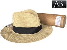 Mens Straw Fedora Hat Summer