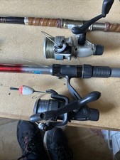 Bin 2 X SILSTAR GRIZZLY And  GRAPHITE TELESCOPIC RODS + REELS