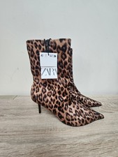 Zara Leopard Print Pointy Toe