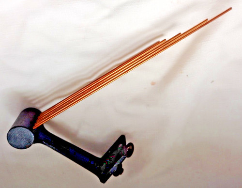Large angled cast - , iron