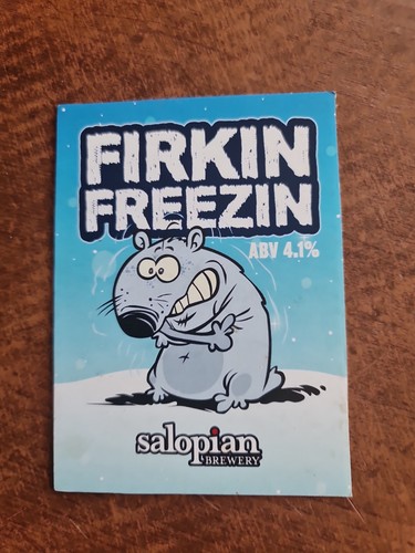 Salopian brewery firkin - brewery,