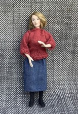 Artisan Dolls House Miniatures Porcelain Doll By Katy Sue 1/12th Scale