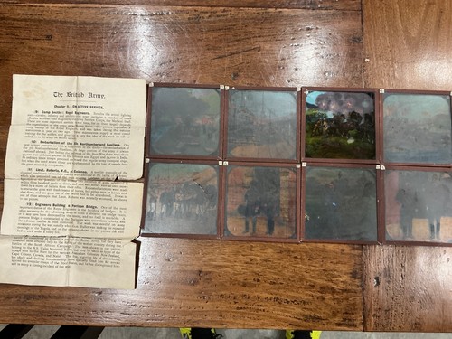 Magic lantern slides british - lantern,