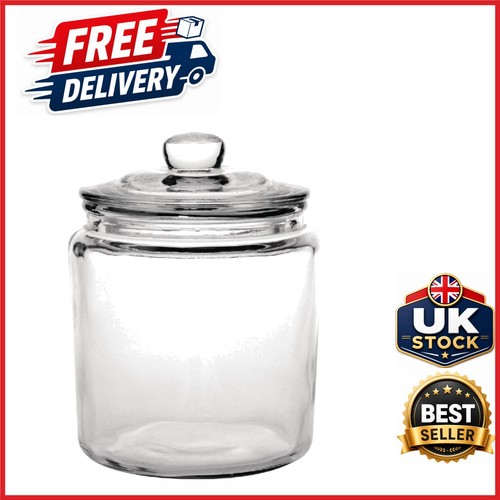 Litre clear glass biscotti - 3.8,