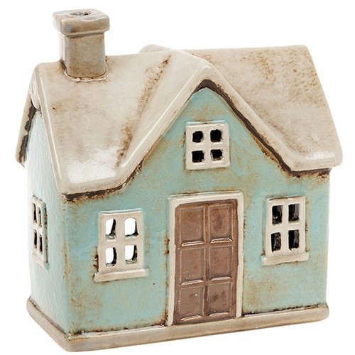 Village pottery small blue - ,