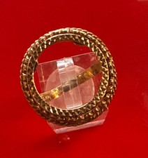 Full Sovereign Mount Ring 9ct 375 Yellow Gold Size Z3Weight 5.9g Vintage Quality