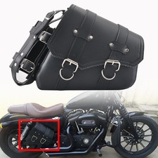 Right Side Solo Swing Arm Bag Saddlebag For Harley Sportster XL 883 1200 48 72