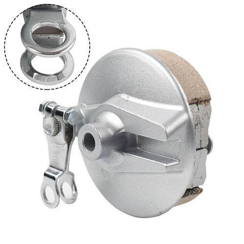 Front drum brake hub cover - front,