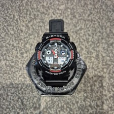 CASIO G-SHOCK GA-100-1A4JF Black Quartz Digital Analog Watch