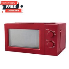 Red Manual Microwave Home
