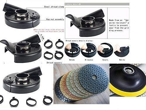 Concrete floor grinder dust - 7",