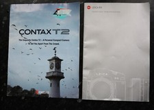 Leica R9 Contax T2 Brochures