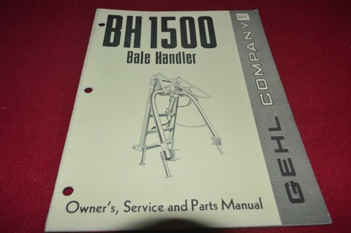 Gehl 1500 bale - bale, handler
