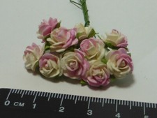 1:12 Scale 10 Roses r17 Dolls house Miniatures Flowers, Garden
