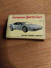 European Sports Car Matchbox Empty Box No. 2 Lotus Turbo Esprit. Collectable 70s