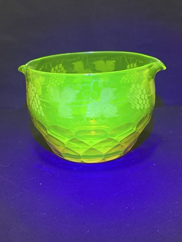 John walsh amber uranium glass - amber,