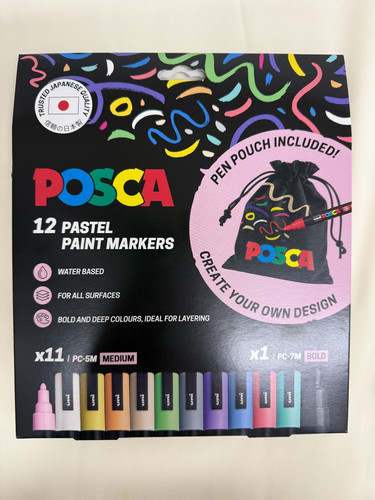 Uni ball posca pastel paint - posca,
